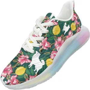 Women's Road Running Shoes Lightweight Breathable Athletic Sneakers Gym Cross Trainer Walking Shoes Flowers Fox Pattern