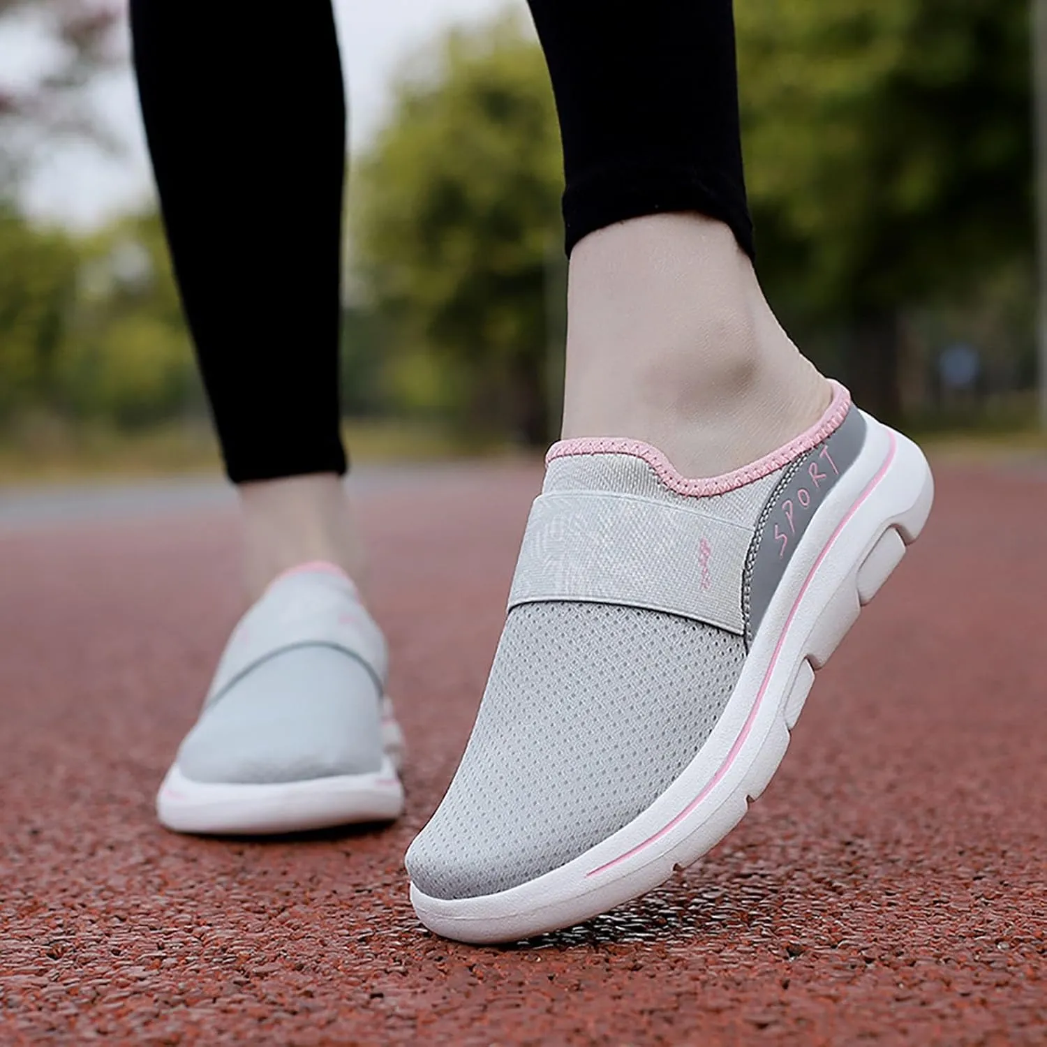 Women's Slip-on Mule Sneakers Lightweight Mens Tennis Shoes Loafers Casual Dress Shoes Black Platform Sneaker Brown Tennis Shoe Loafers Casual Slip On