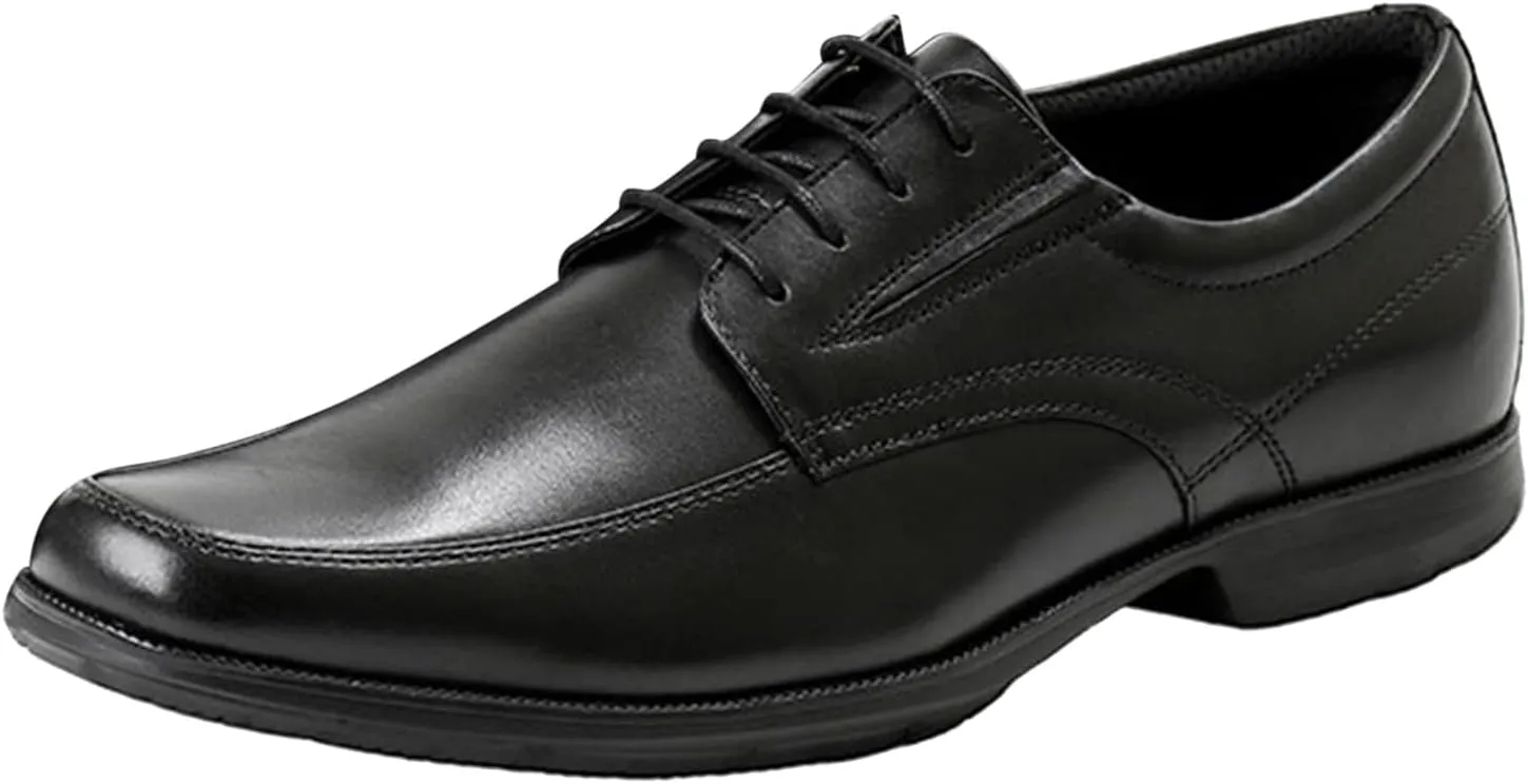 ZHOUYF Mens Dress Shoes Classic Business Formal Leather Shoes Casual Square-Toe Lace-up Oxford Shoes Fashion Modern Wedding Shoes for Men