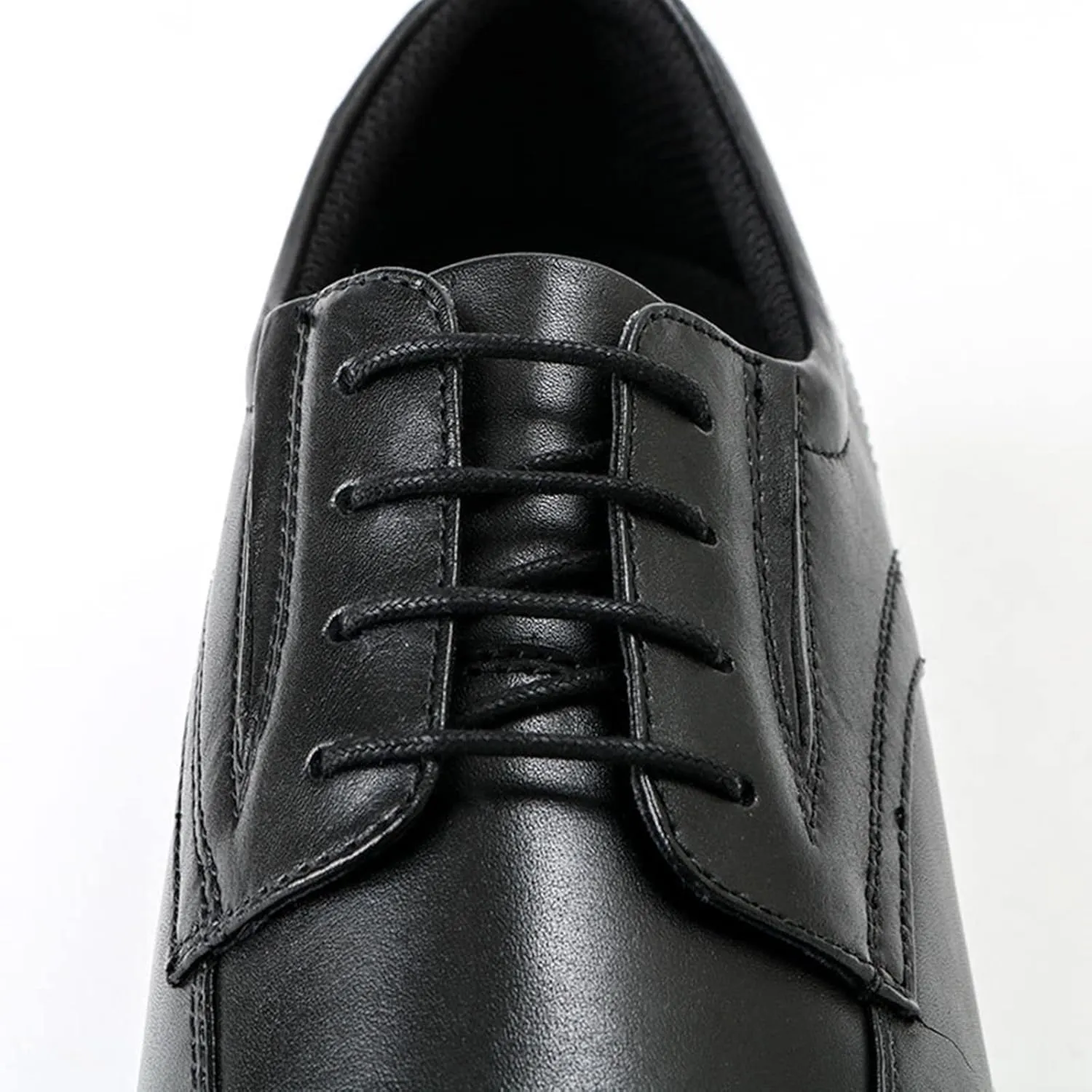 ZHOUYF Mens Dress Shoes Classic Business Formal Leather Shoes Casual Square-Toe Lace-up Oxford Shoes Fashion Modern Wedding Shoes for Men
